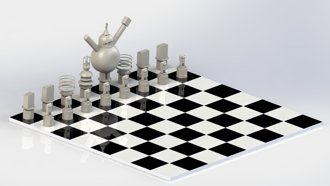 Full chessboard assembly